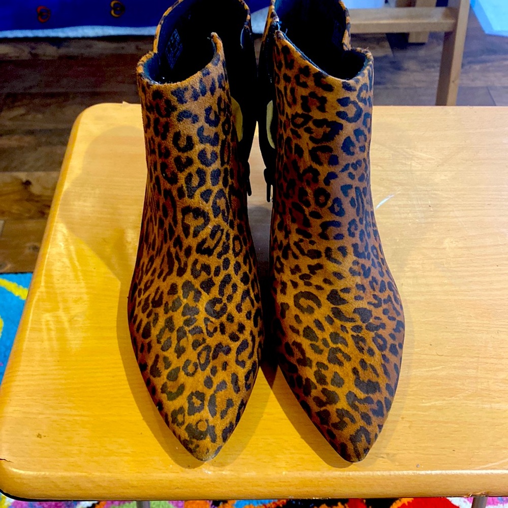 Cheetah, Brown Ankle Boots